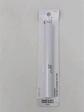 e.l.f. Shape & Stay Brow Pencil Universal Formula, Clear 0.04 oz.
